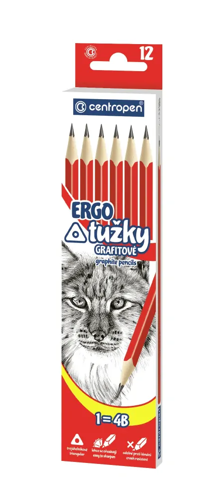 GRAFITOVÉ TROJUHOLNÍKOVÉ CERUZKY 9511