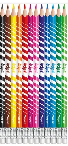 PASTELKY TROJHRANNÉ"COLOR'PEPS OOPS"