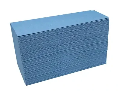 PAPIEROVÉ UTIERKY Zig Zag/250 útržkov/1-vrstvové,modré, V-fold