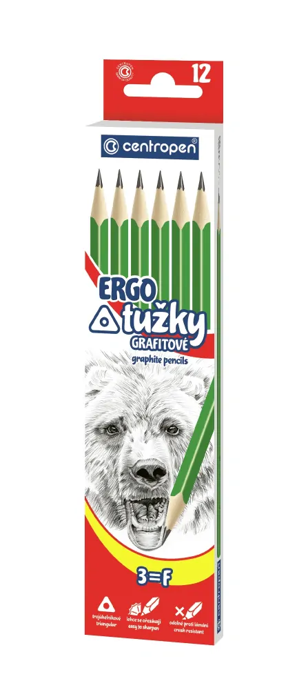 GRAFITOVÉ TROJUHOLNÍKOVÉ CERUZKY 9511