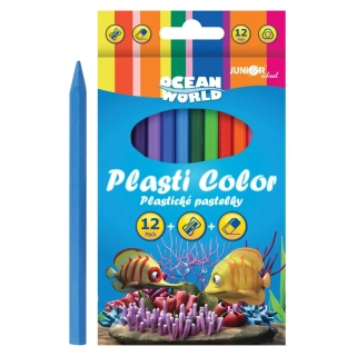 PASTELKY PLASTI COLOR/12KS, OCEAN WORLD/12ks