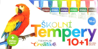 ŠKOLSKÉ TEMPERY 10+1 ks 