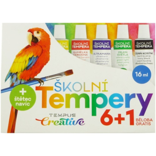 ŠKOLSKÉ TEMPERY 6+1 ks 