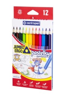 Trojuholníkové pastelky JUMBO 9522/12