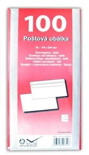 OBÁLKA SAMOLEPIACA DL/100 ks