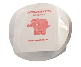 POZNÁMKOVÝ BLOK - TOČENKA