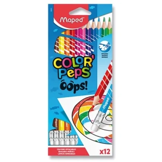 PASTELKY TROJHRANNÉ"COLOR'PEPS OOPS"